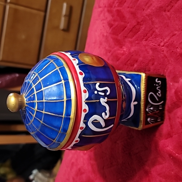 Las Vegas Paris Hot Air Balloon Drinking Mug Removable Lid Collectible Souvenir - Picture 4 of 12